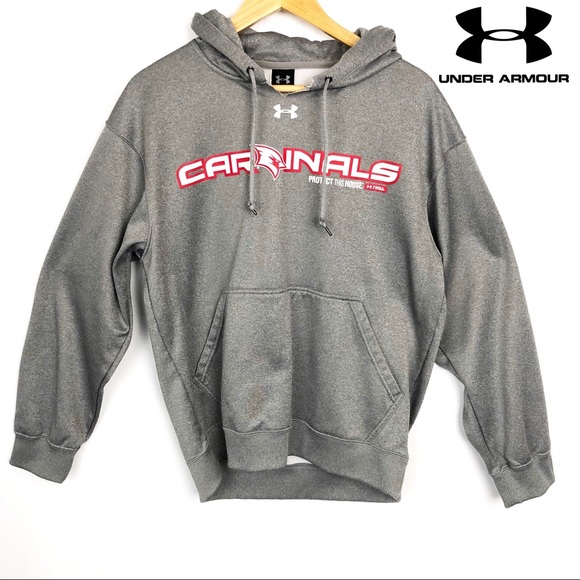 Under Armour Other - Under Armour Mens Gray Cardinals Hoodie Sweatshirt